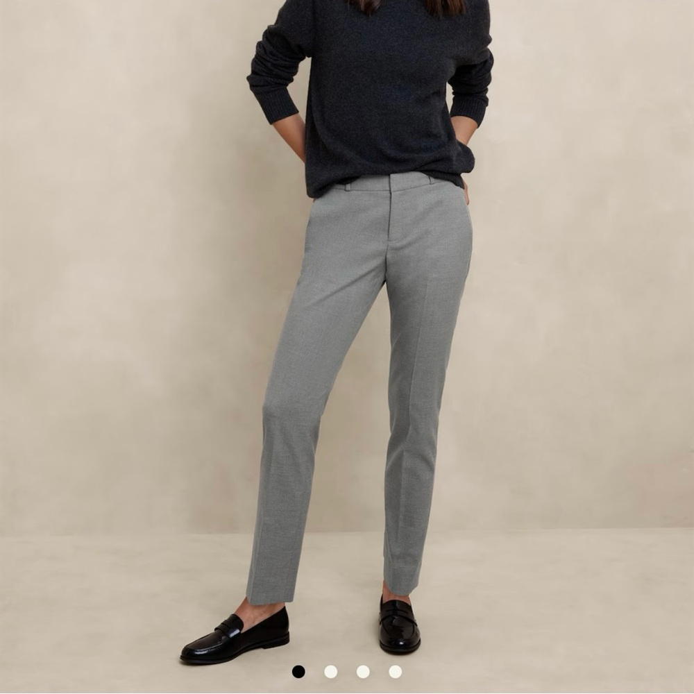 BANANA REPUBLIC Ryan Curvy Stretch Twill Straight Pant